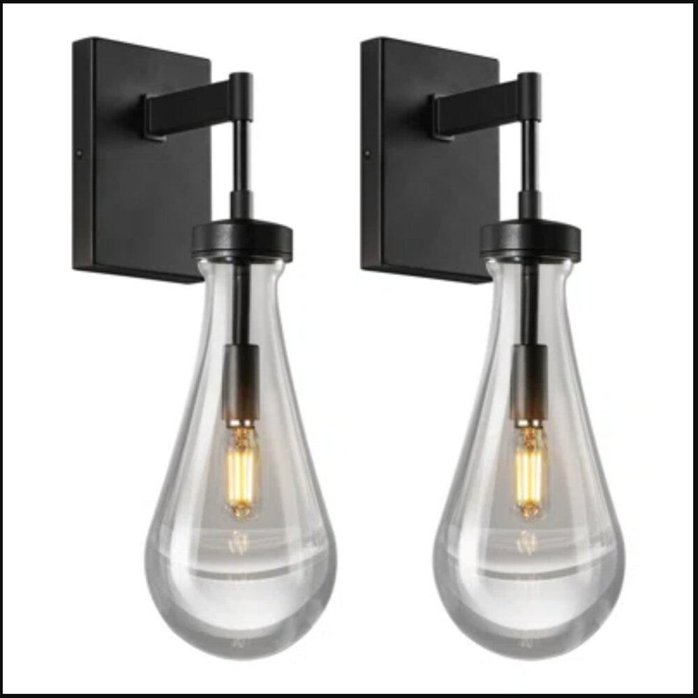 Raindrop Wall Sconce set of 2